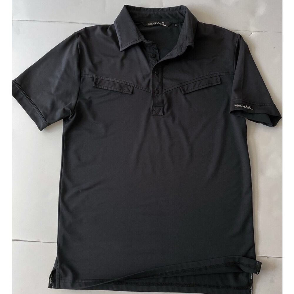 Travis Mathew Black Polo Shirt